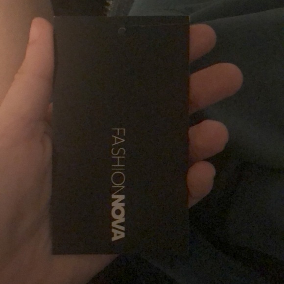 Brand New With Tags Fashion Nova Crop Green Jacket - Picture 4 of 8